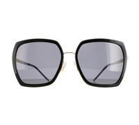 Hugo Boss Women's Square Gold Black Grey BOSS 1208/S Hugo Boss Gold One Size