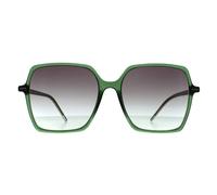 Hugo Boss Women's Square Green Grey Gradient BOSS 1524/S Hugo Boss Green One Size