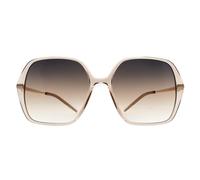 Hugo Boss Woman BOSS 1660/S 84A/PR Sunglasses Acetate Beige Multicolor Squared Shaded