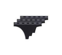 HUGO BOSS Women's Triplet Thong Stripe String (Pack of 3)