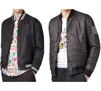 HUGO BOSS x Jeremyville 2-in-1 Reversible Varsity Bomber Jacke Limited Edition L