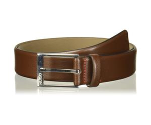 HUGO BOSSMen's Gellot Belt in Grainy EmHUGO BOSSed Leather Dark Brown 36