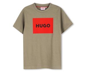 HUGO Boy's G00572 T-Shirt, Sand, 5 Years