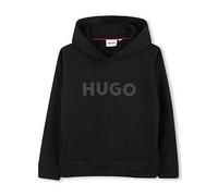 HUGO Boys Logo Hoodie, Black, Size 12 Years Black