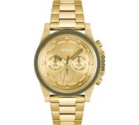 HUGO #BRAVE Men's Light Gold Tone Ion Plated Watch
