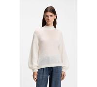 HUGO Brushed chunky-knit sweater in an oversized fit - Style Siforo, 50569408 Natural M