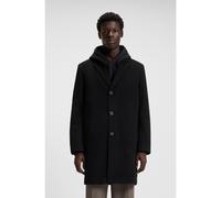 HUGO Button-front coat in a wool blend - Style Malte2531_IN, 50557509 Black 42R