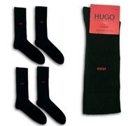 HUGO Men's 2P RS UNI CC Socks, New-Black1, 43-46 (Pack of 2)