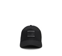 HUGO Cap Aus Baumwoll-Twill Mit Logo-aufnäher Black