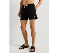 HUGO Chaffle Swim Shorts, Black, Size Xl, Men Black