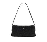Hugo Chris Velvet Touch Hobo Bag - Black - One Size - Black - 100% Mixed