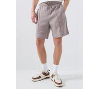 HUGO Cino262 Straight Fit Drawcord Waist Shorts, Light Brown, Size L, Men Light Brown