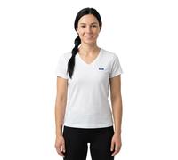 Hugo Classic 10258021 Blue Short Sleeve V Neck T-shirt White 3XL Woman
