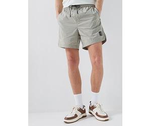 HUGO Colas262 Straight Fit Shorts, Light Green, Size M, Men Light Green
