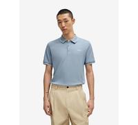 HUGO Contrast Colour Short Sleeve Polo shirt blue - XXL
