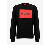 HUGO Cotton Big Logo black red sweatshirt - XL