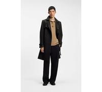 HUGO Cotton-blend gabardine trench coat - Style Maluks2631, 50561651 Black XS