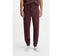 HUGO Cotton-blend pyjama bottoms with embroidered logo - Style Austin Pants, 50532012 Brown L