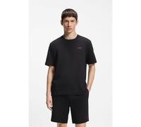 HUGO Cotton-blend pyjama top - Style Austin T-Shirt, 50532011 Black XXL