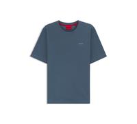 HUGO Cotton-blend pyjama top - Style Austin T-Shirt, 50532011 Blue XL