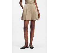 HUGO Cotton-blend shorts with chain trim - Style Henisea-1-W, 50561249 Light Brown 8