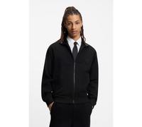 HUGO Cotton-blend sweatshirt with drop-needle stripe - Style Davronto, 50553474 Black XS