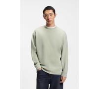 HUGO Cotton-blend T-shirt with waffle structure - Style Nuwolo, 50534454 Light Green XL