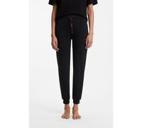 HUGO Cotton-blend tracksuit bottoms - Style HUGO ID_PANT, 50556326 Black XS