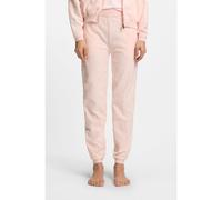 HUGO Cotton-blend tracksuit bottoms with all-over logo pattern - Style TERRYMONOGRAM_PANTS, 50556809 light pink XL