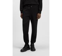 HUGO Cotton-blend tracksuit bottoms with stacked logo - Style Dimacs, 50533695 Black L