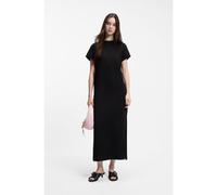 HUGO Cotton-jersey T-shirt dress with Happy HUGO logo - Style Nalle_B, 50540389 Black L
