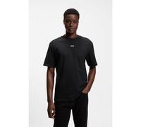 HUGO Cotton-jersey T-shirt - Style Dapolino, 50488330 Black L