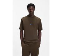 Hugo Nieros 01 Blue Short Sleeve T-shirt Brown S Man