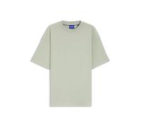 HUGO Cotton-jersey T-shirt with blue logo patch - Style Nuwaffle, 50534434 Light Green XL