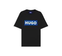Hugo Nico Blue Short Sleeve T-shirt Black 2XL Men