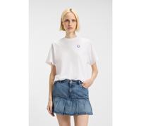 HUGO Cotton-jersey T-shirt with Happy HUGO logo - Style Vintage Tee_B_1, 50518139 White XL