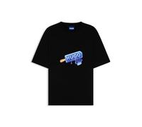 HUGO Cotton-Jersey T-Shirt with Ice-Lolly Artwork