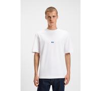 HUGO Cotton-jersey T-shirt with logo patch - Style Nieros, 50509991 White XXXL