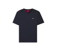 Hugo Dero222 Red Short Sleeve T-shirt Blue M Men