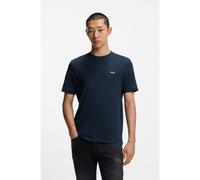 HUGO Cotton-jersey T-shirt with logo print - Style Dero222, 50466158 Dark Blue XXL