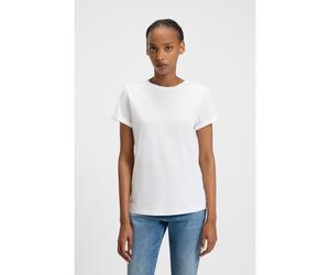 HUGO Cotton-jersey T-shirt with rear logo detail - Style The Plain Tee, 50417212 White M