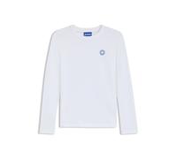 Hugo Daliria 10258980 Blue Long Sleeve T-shirt White XS Women