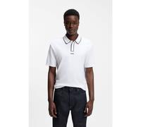 HUGO Cotton polo shirt - Style Dalumo, 50553045 White XL