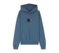 HUGO Cotton-terry hoodie with gradient logo - Style Danohood, 50553145 Blue XL