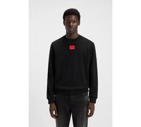 HUGO Cotton-terry regular-fit sweatshirt with logo label - Style Diragol212, 50447964 Black XS