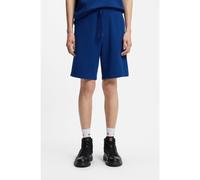 HUGO Cotton-terry shorts with logo print - Style Dayono, 50530696 Blue L