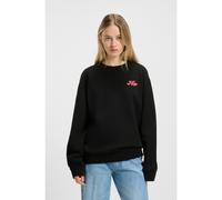HUGO Cotton-terry sweatshirt with graphic artwork - Style Classic Crew_4, 50540925 Black XS