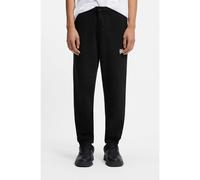 HUGO Cotton-terry tracksuit bottoms with logo print - Style Nyrotro, 50549779 Black S