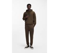 HUGO Cotton-terry tracksuit with blue logo labels - Style Tracksuit_NalonsoNap, 50522369 Dark Brown XXL