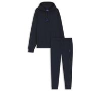 HUGO Cotton Tracksuit Set With Blue Logo Patch